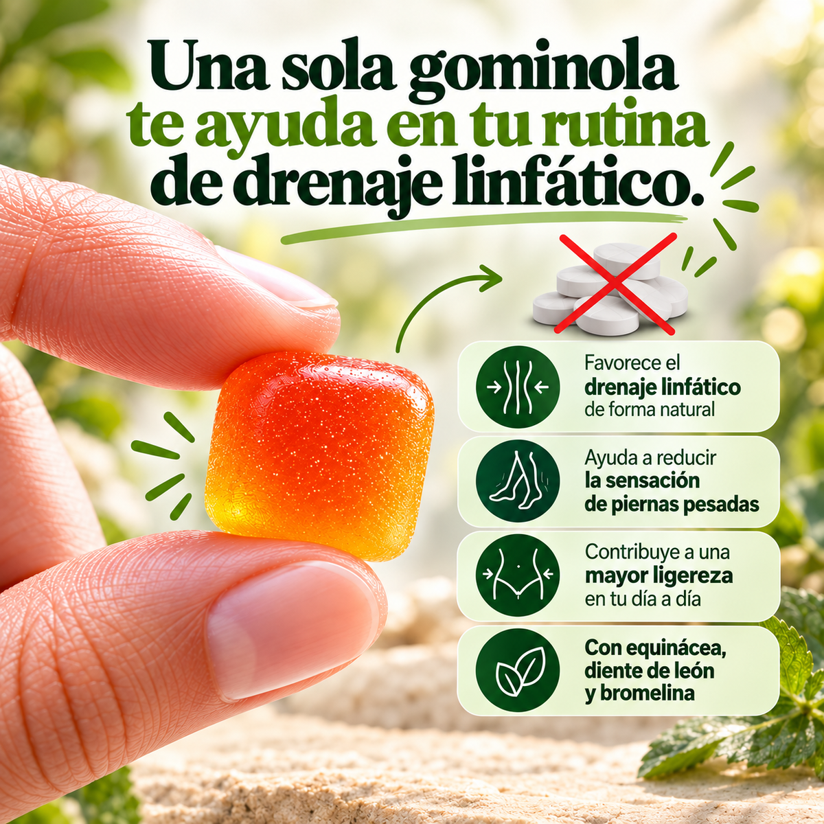 Gominolas Drenaje Linfático sabor frutas