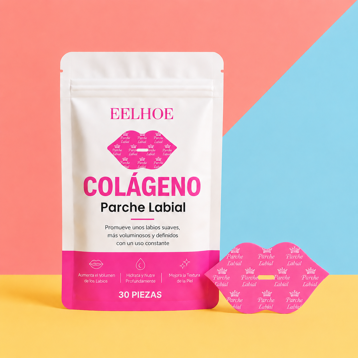 Parches Labiales de Colágeno (Aliexpress)