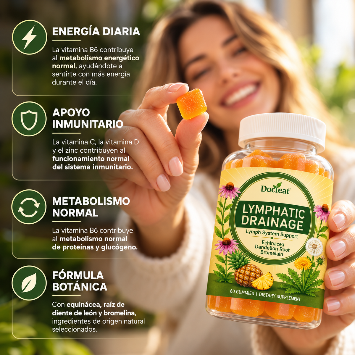 Gominolas Drenaje Linfático sabor frutas