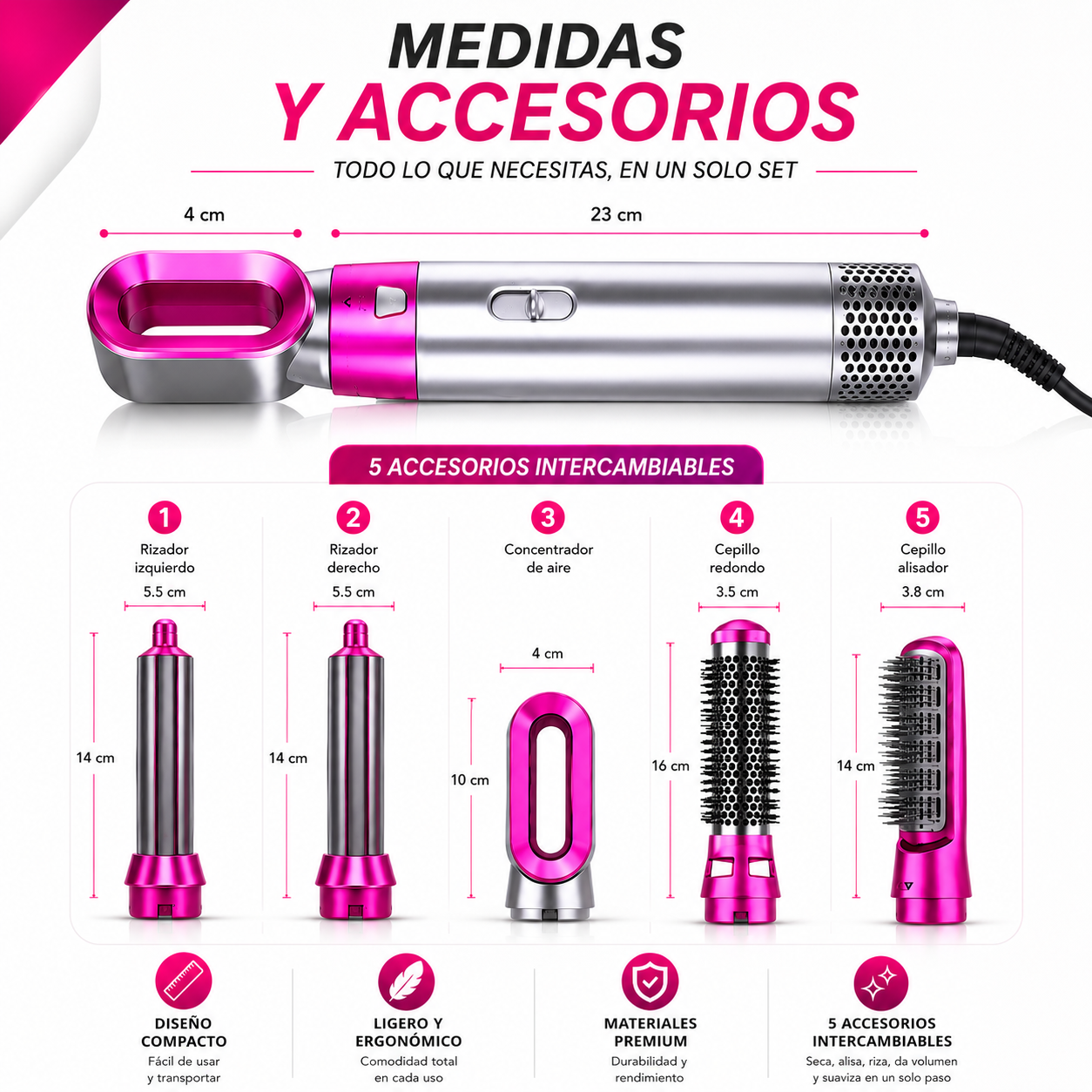 Estilizador Multifuncional 5 en 1
