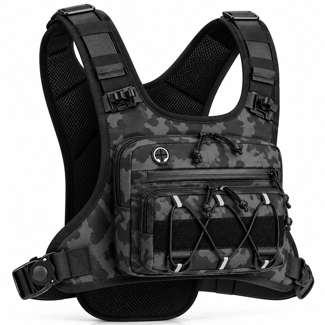 Chaleco Deportivo Táctico con Porta Bidón – Running, Senderismo y Ciclismo