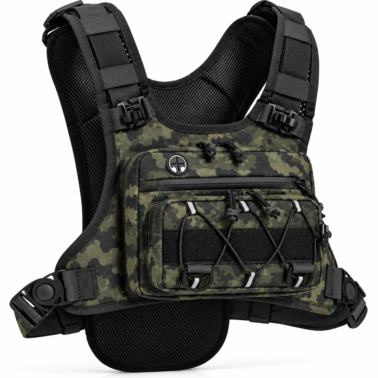 Chaleco Deportivo Táctico con Porta Bidón – Running, Senderismo y Ciclismo
